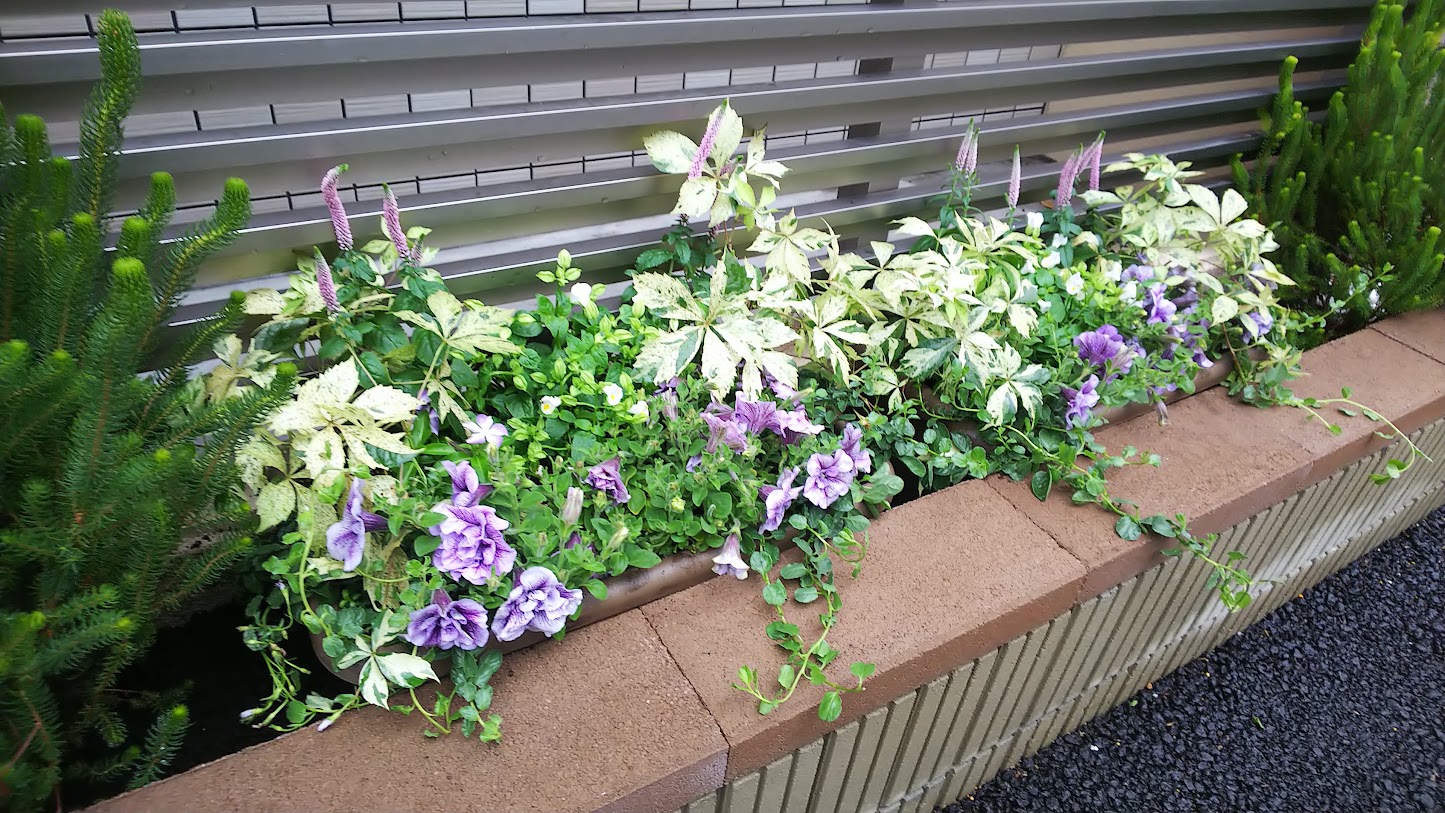個人邸 花壇施工