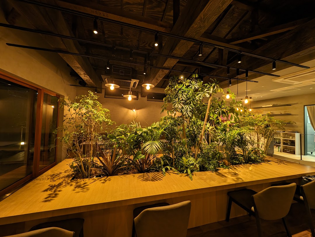 飲食店 植栽装飾